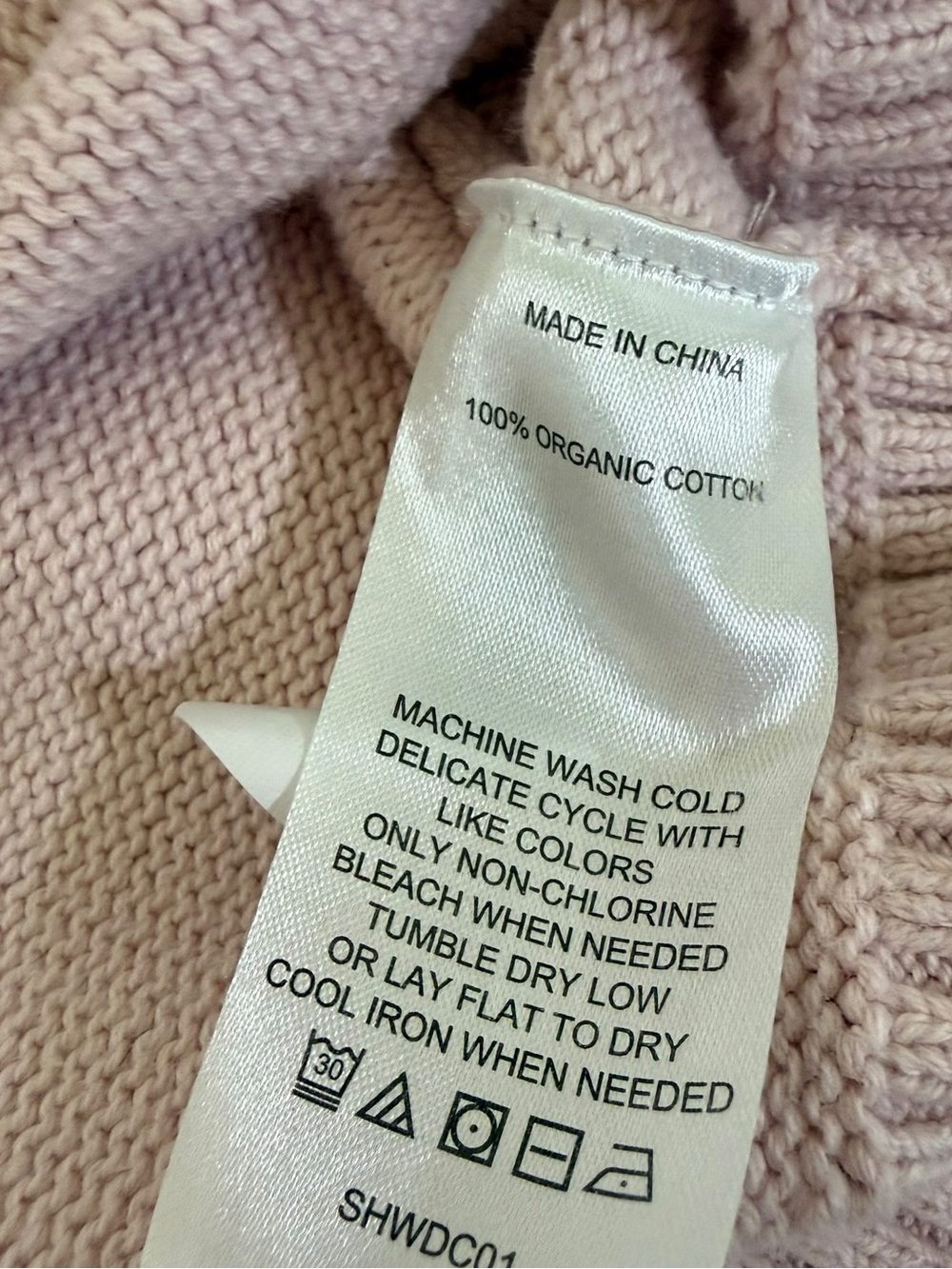 Quince Organic Cotton Boyfriend Crew Sweater Soft Shell Pink Size M - Picture 7 of 7